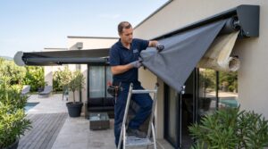 Remplacement de toile de store banne à 7e arrondissement